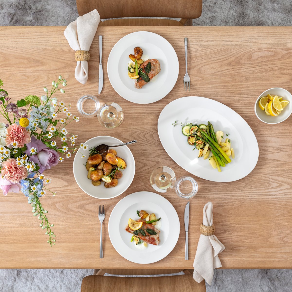 Set Starter 4 Pers. FOR ME blanc, VILLEROY & BOCH