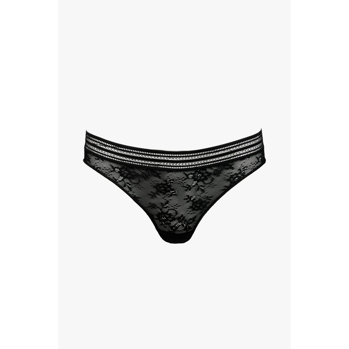 Tanga en dentelle MISS LEJABY noir, MAISON LEJABY