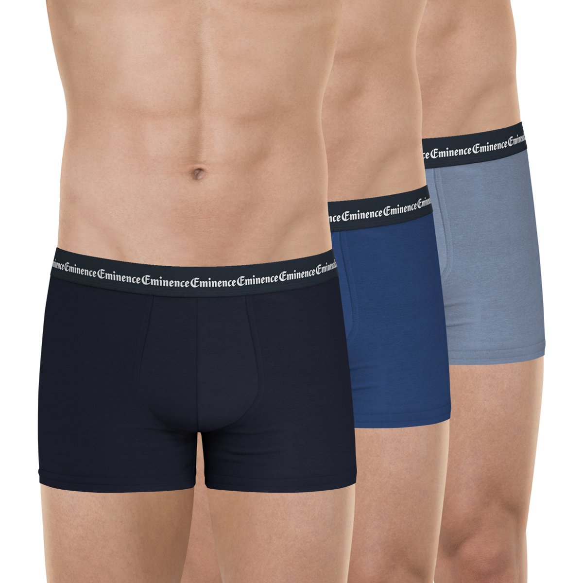 Boxers, lot de 3, EXCLU WEB bleu, EMINENCE
