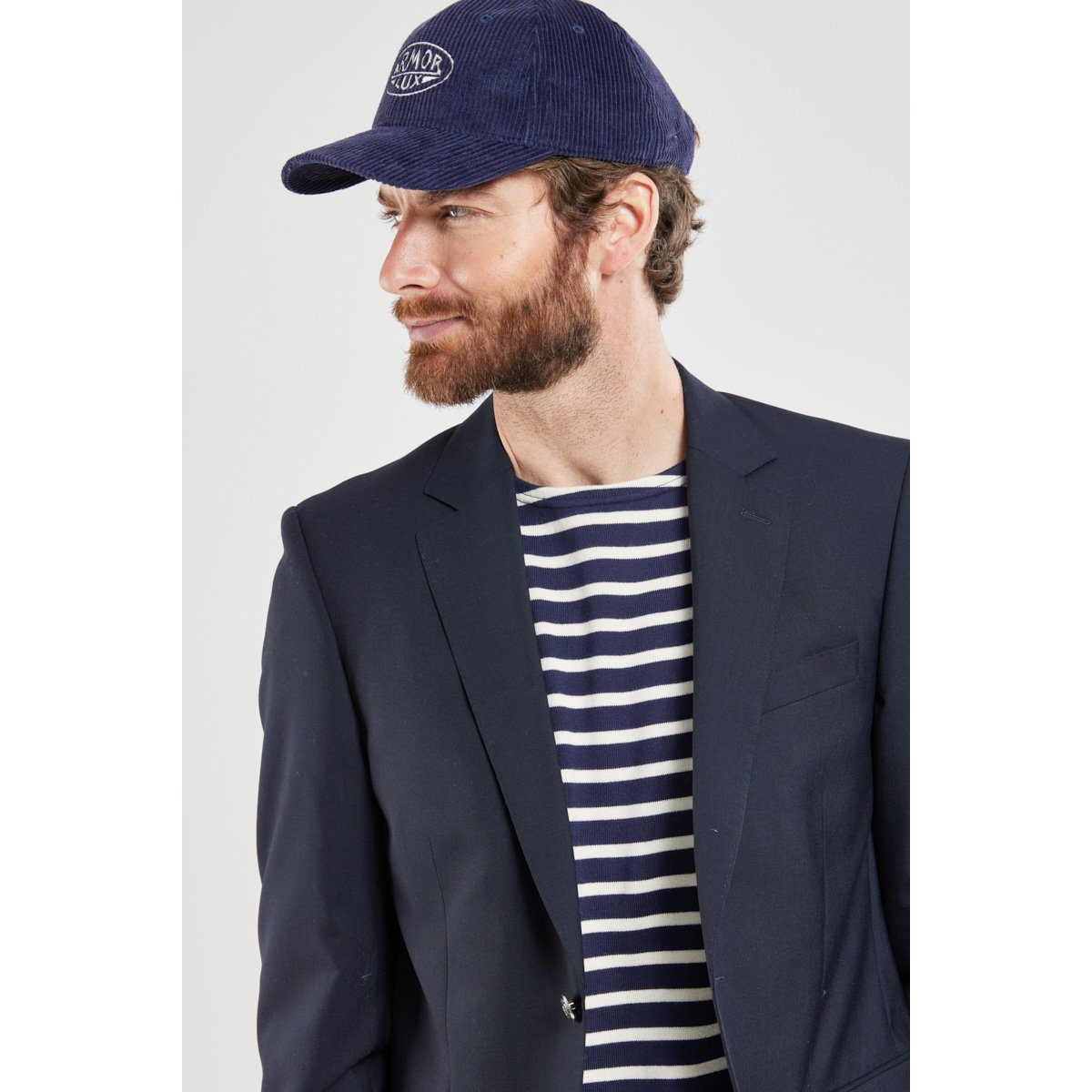 Veste blazer en laine pour homme marine, ARMOR-LUX