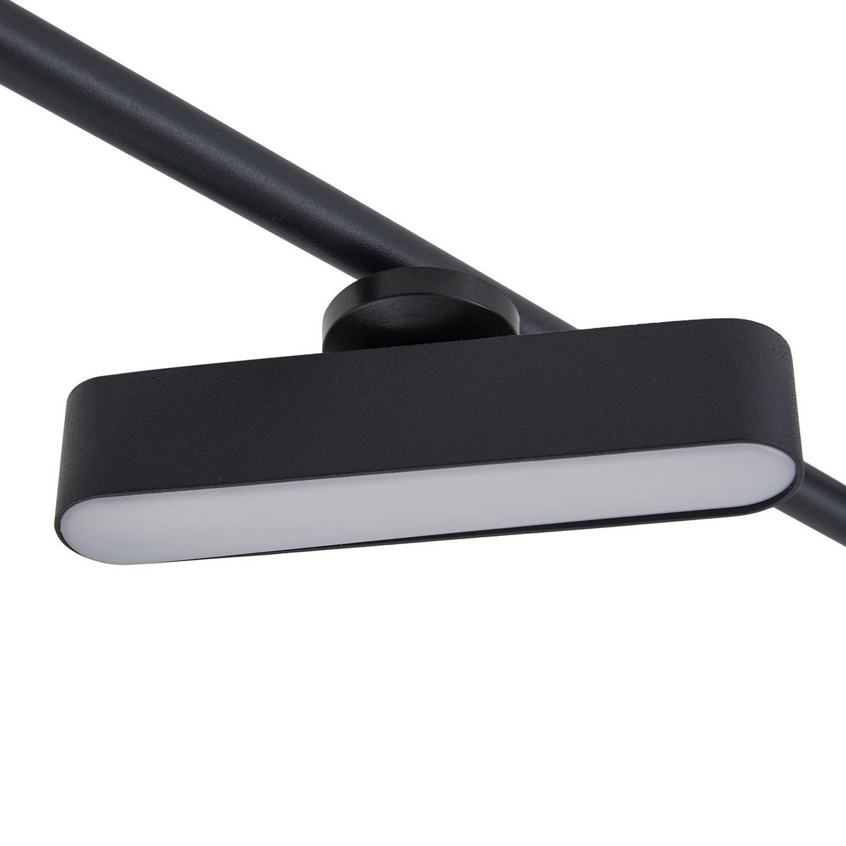 Plafonnier en métal moderneLED, Eldrin noir, LINDBY