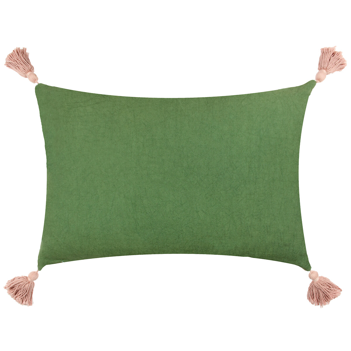 Delphine Floral Tasselled Filled Cushion coral, PAOLETTI