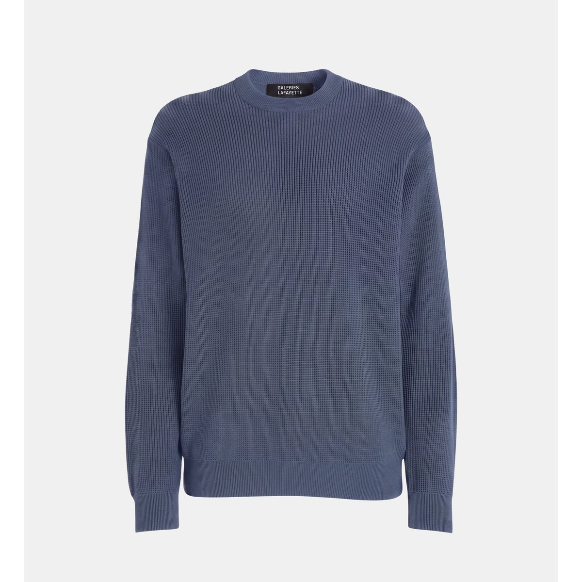 Pull rulwool en laine bleu nuit, GALERIES LAFAYETTE