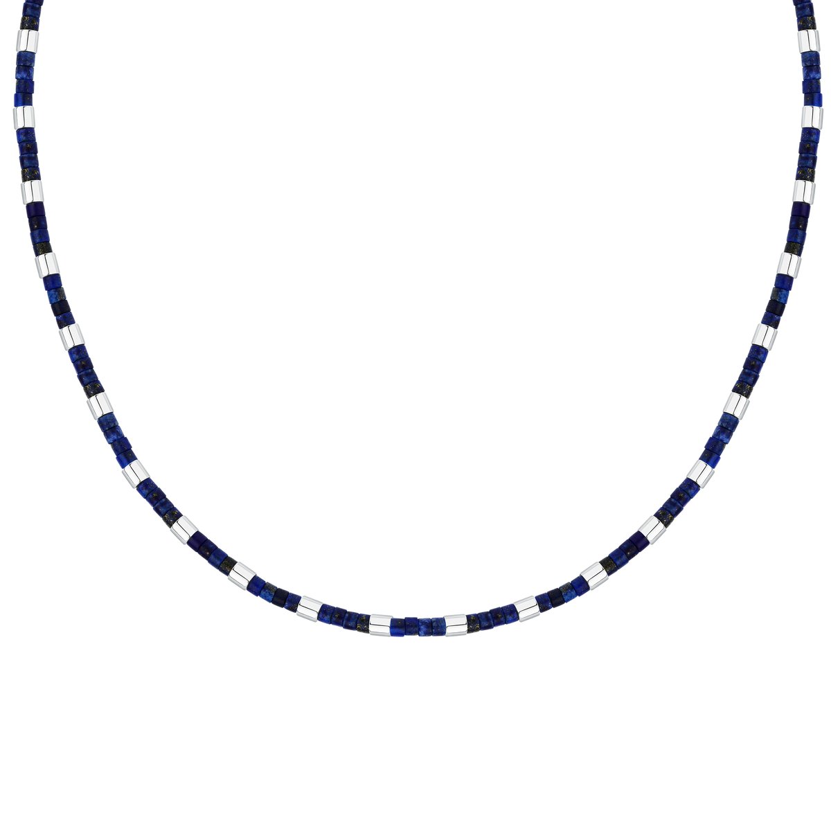 Collier en acier, cristaux, ipg PIETRE argent, bleu, MORELLATO