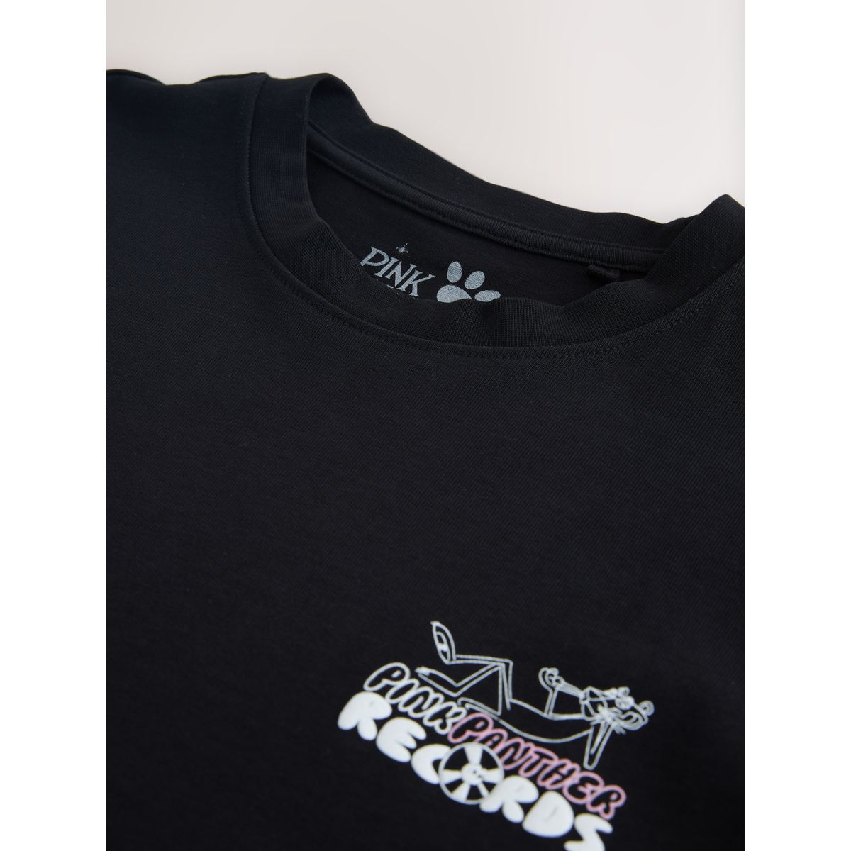 T-shirt décontracté épais la panthère rose bleu marine, NEXT