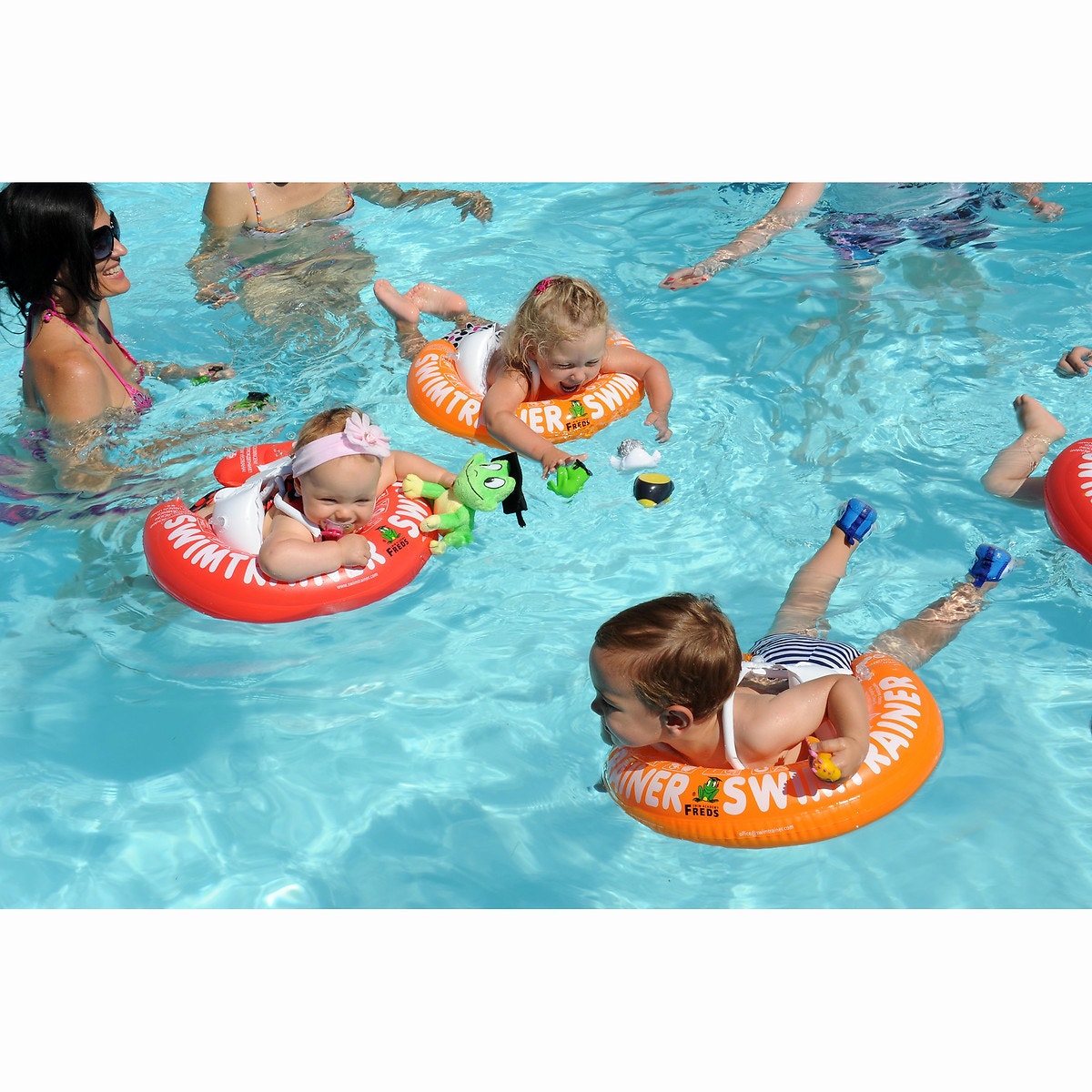 Bouée pour bébé apprentissage Swimtrainer rouge, FREDS SWIM ACADEMY