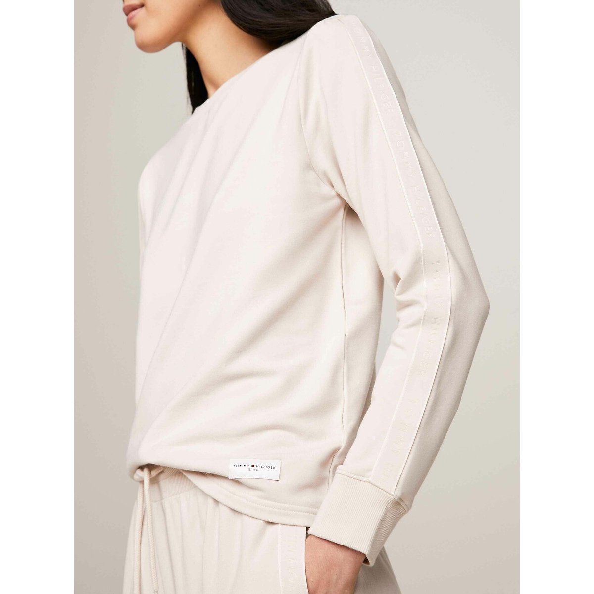 Established Sweatshirt beige, TOMMY HILFIGER