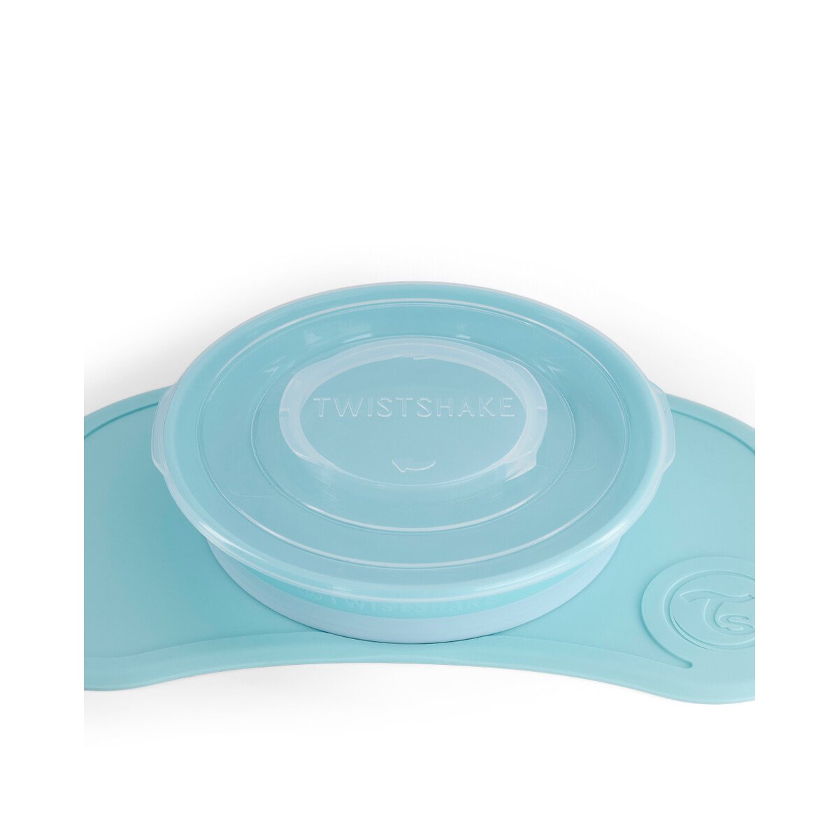 Individual Antiderrapante + Prato, Twistshake azul-pastel, TWISTSHAKE