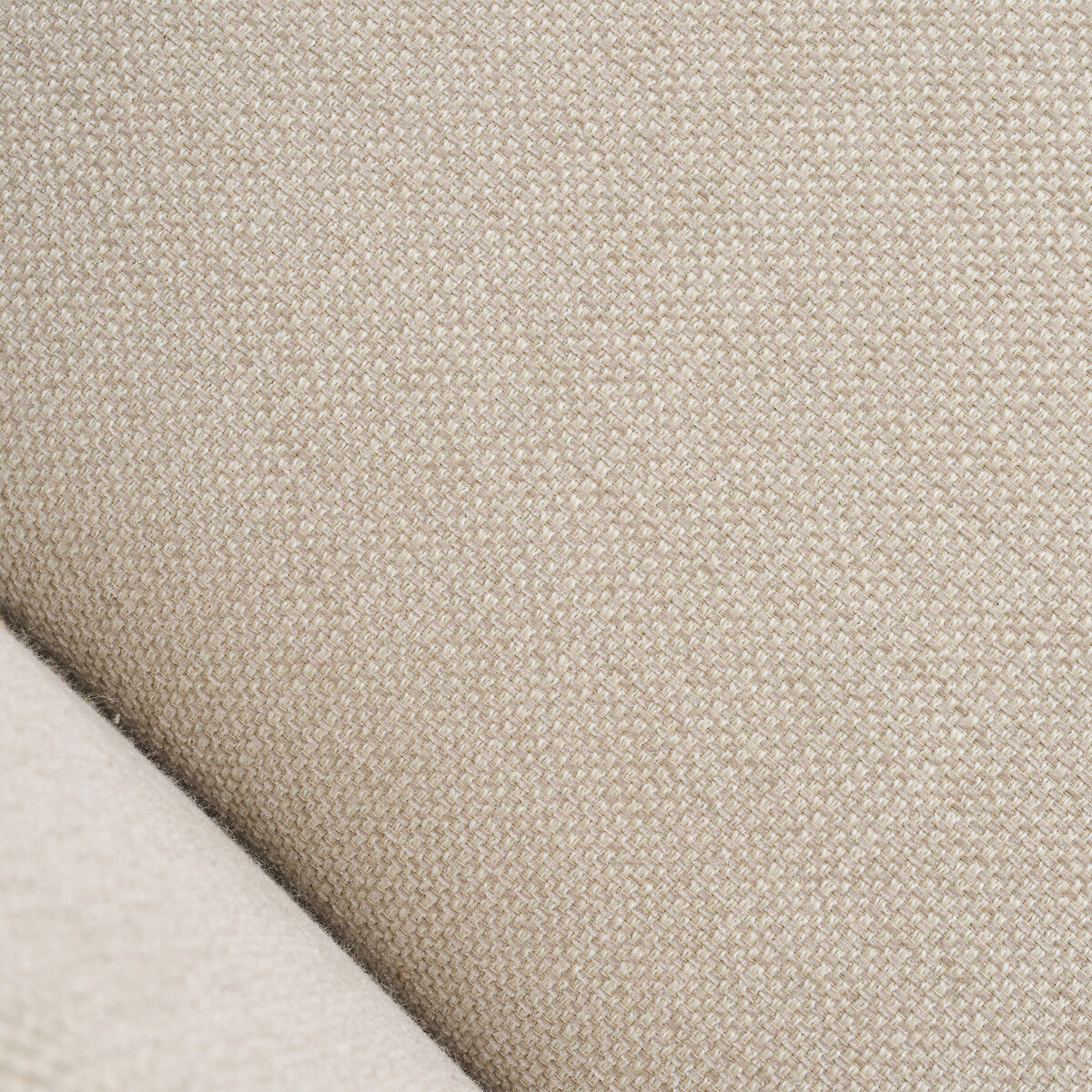Fauteuil pivotant, en plaqué chêne et tissu texturé, JESPER ficelle, AM.PM