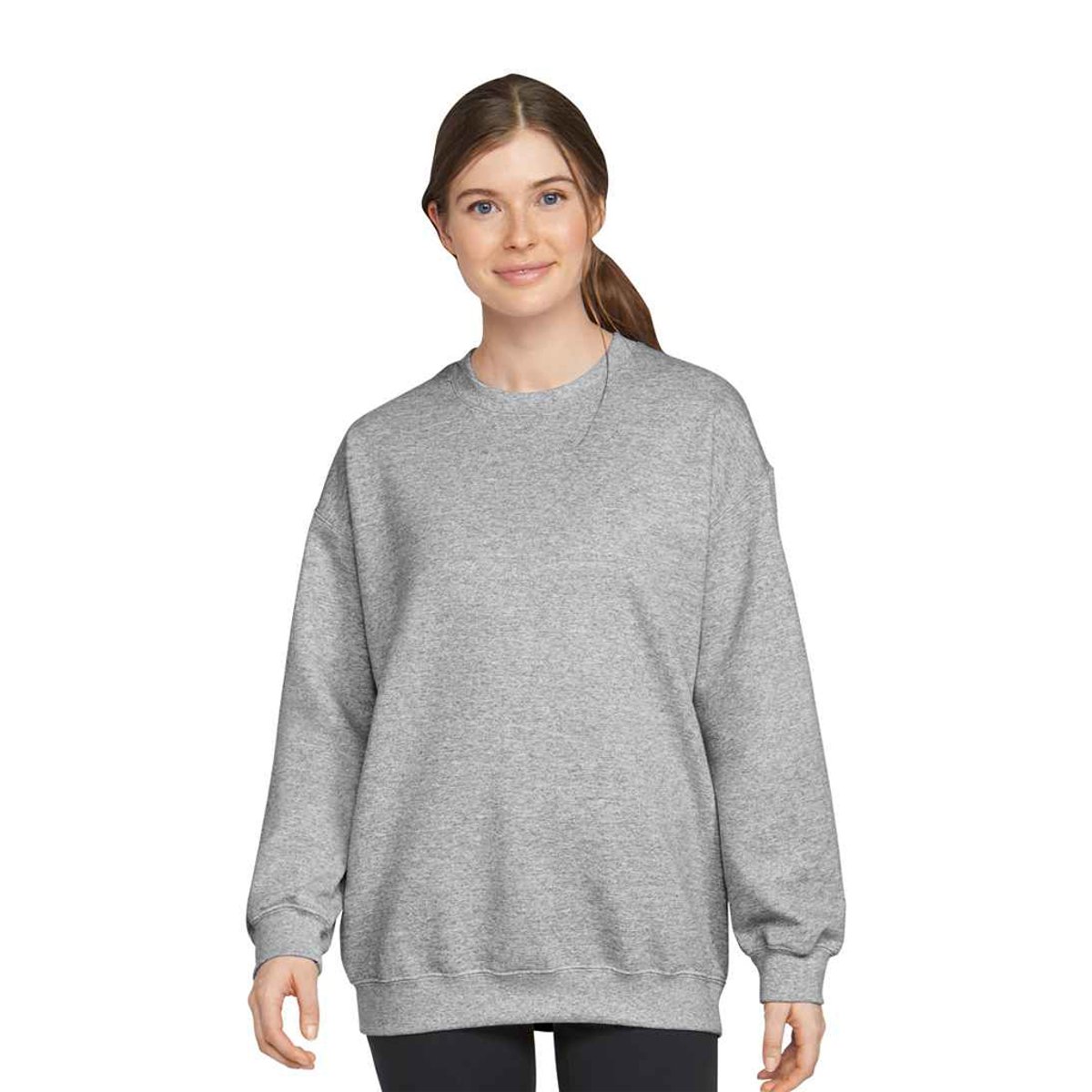 Sweat SOFTSTYLE gris, GILDAN