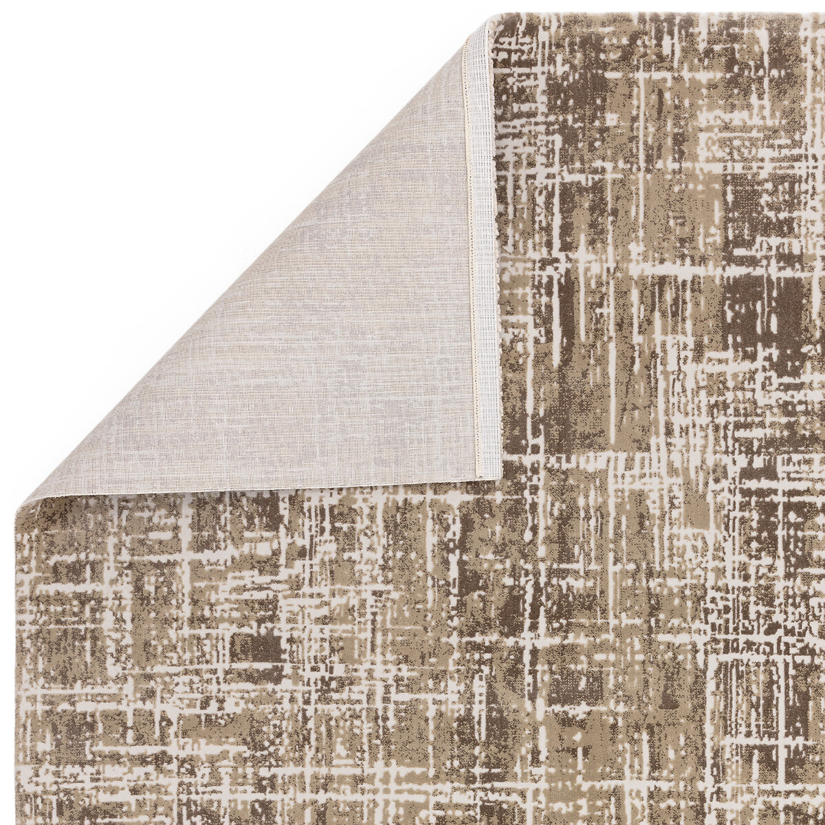 Distressed Abstract Rug beige, ÉDITÉ