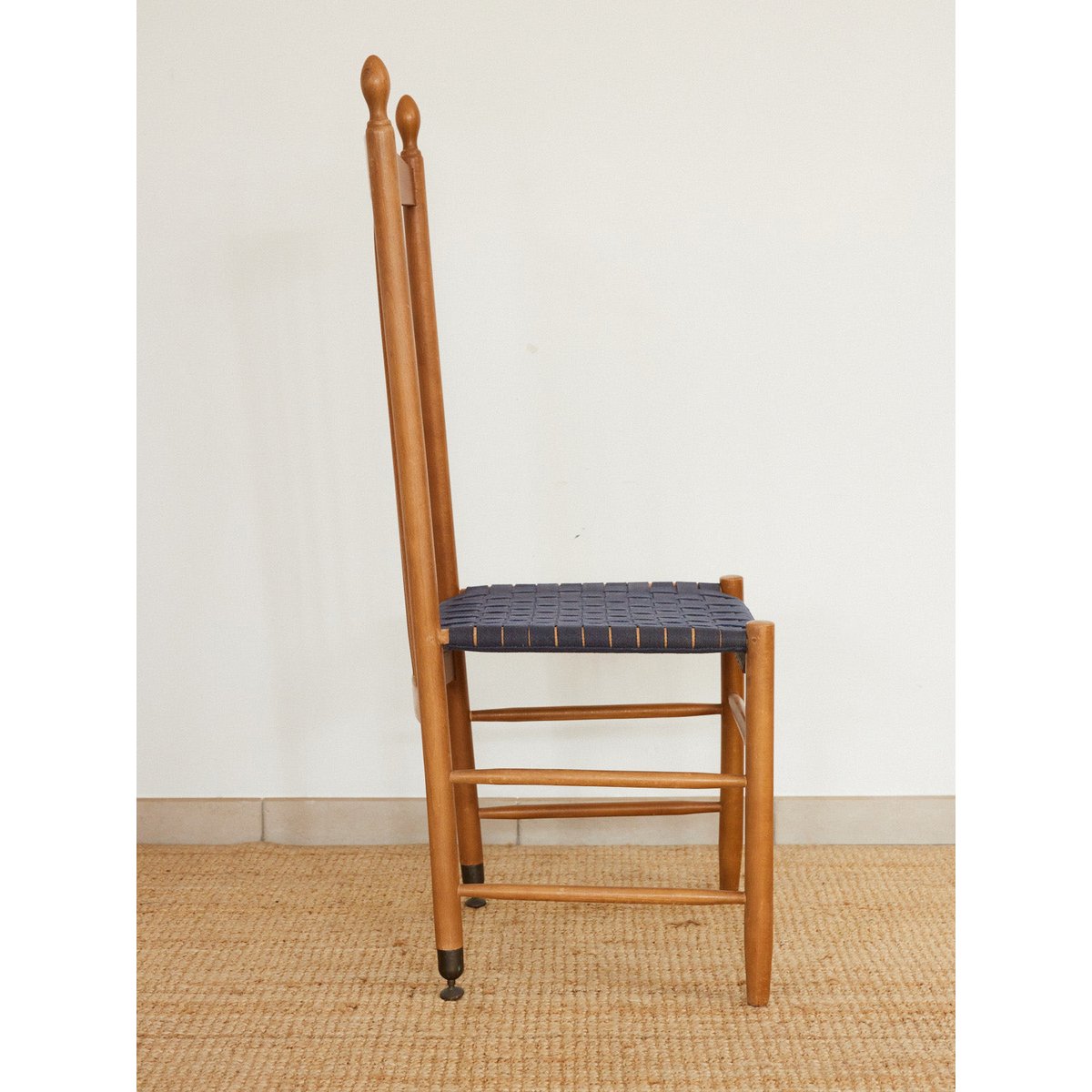 Lot de 4 chaises Racine Alma N°2153 - Bon état bois clair, DEBONGOUT