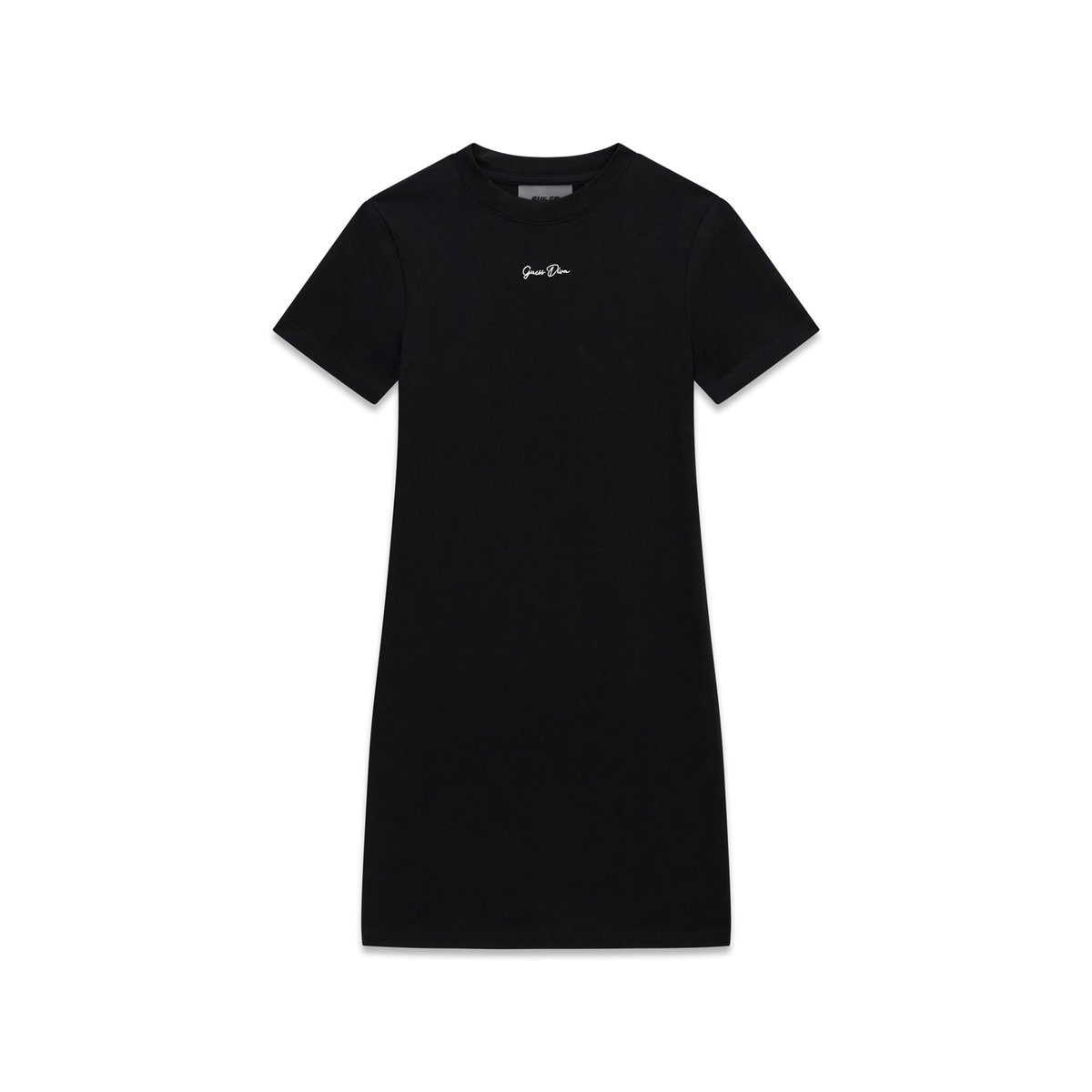 Mini Logo Brodé Dress noir, GUESS