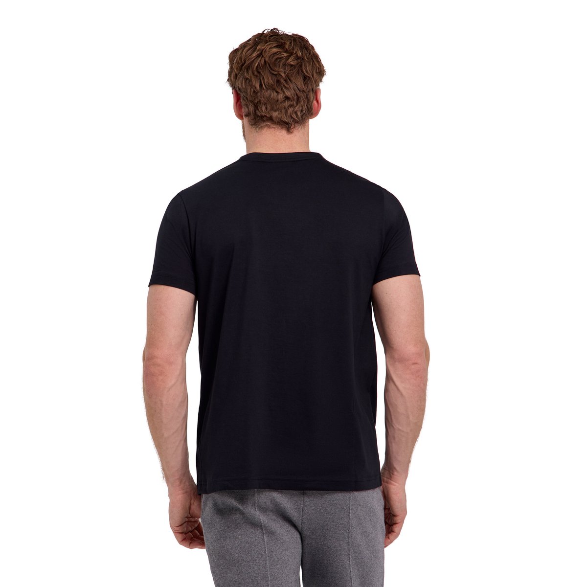 T-Shirt Essential Cotton noir, FALKE