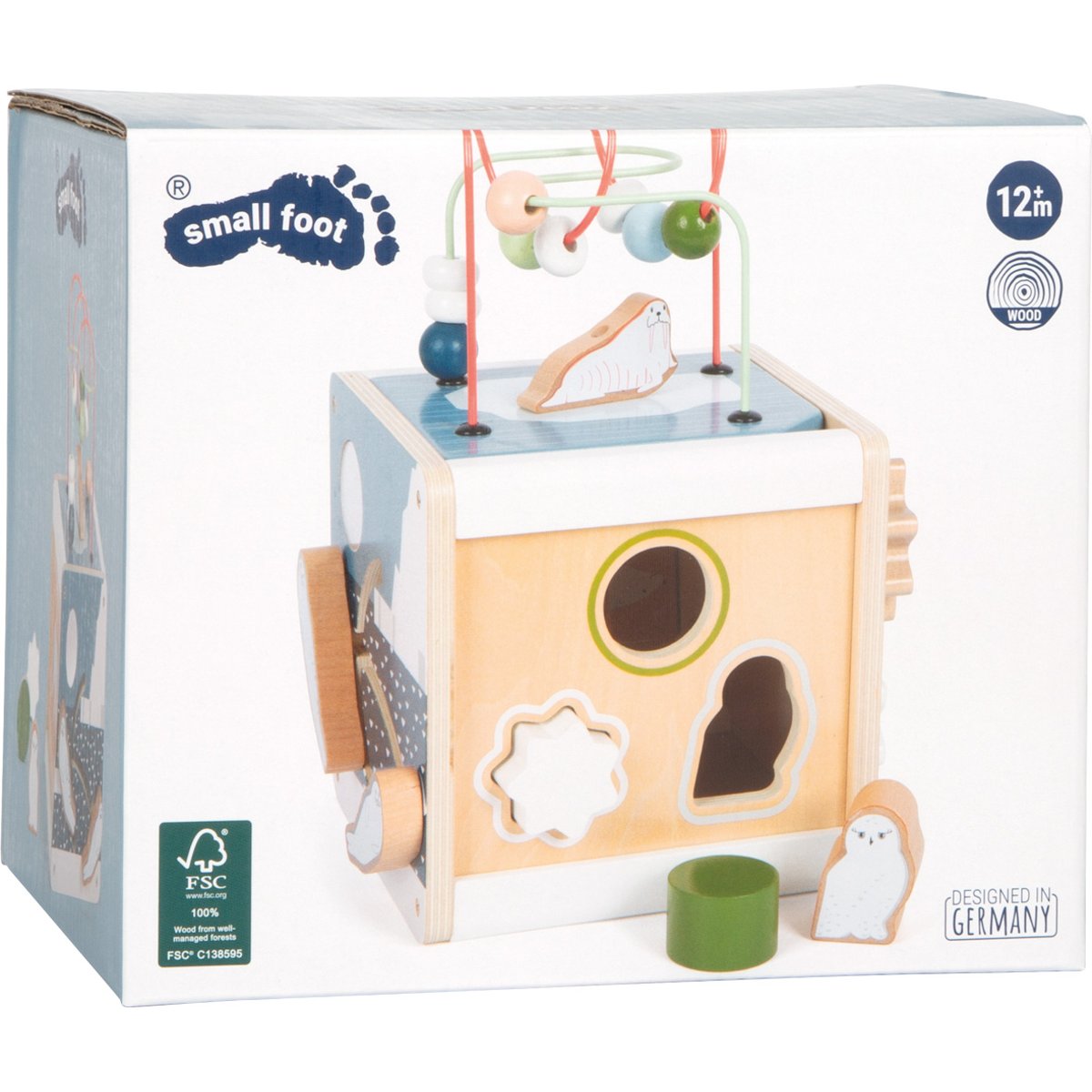 Cube de motricité Arctic bleu, SMALL FOOT COMPANY
