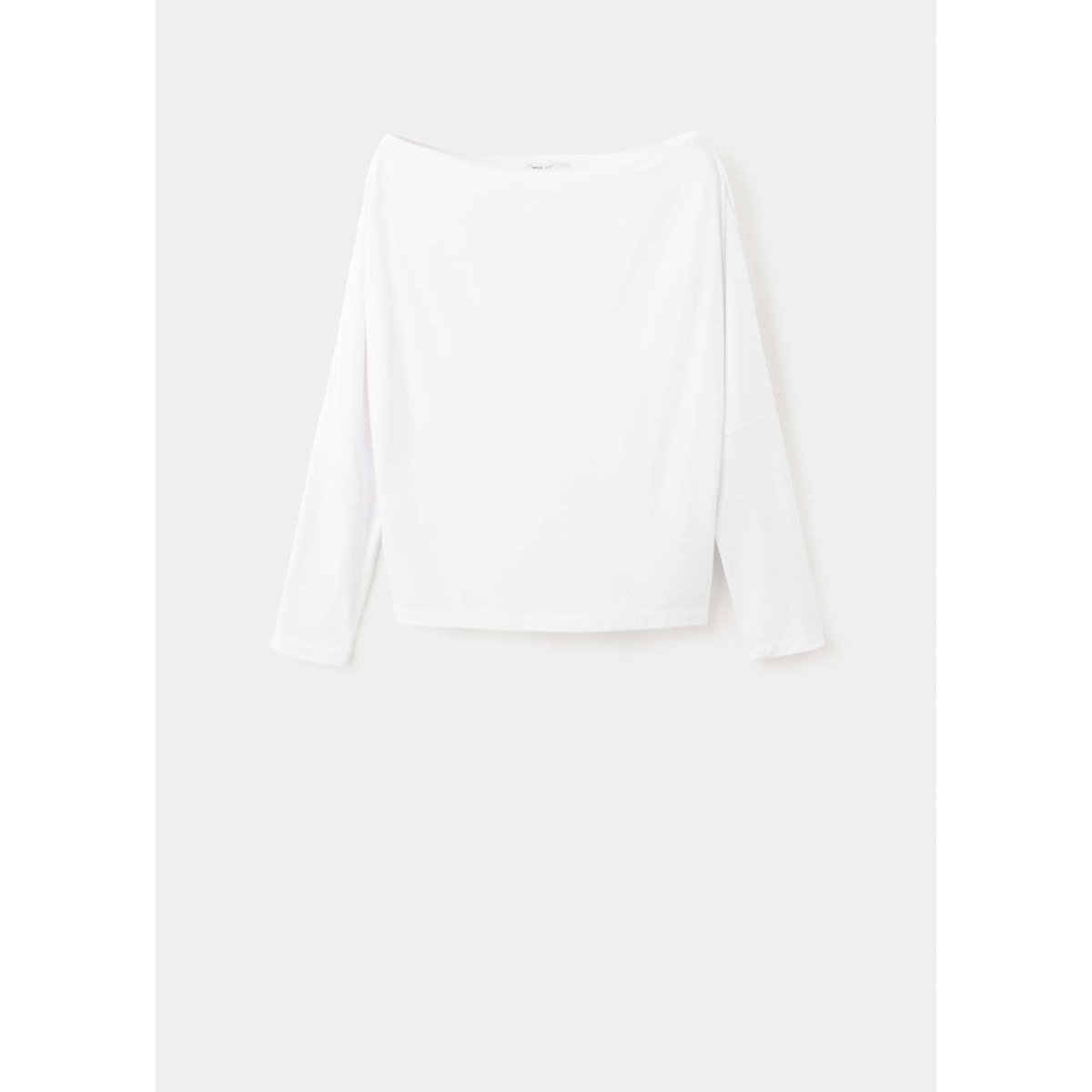T-shirt épaules dénudées blanc cassé, MANGO TEEN