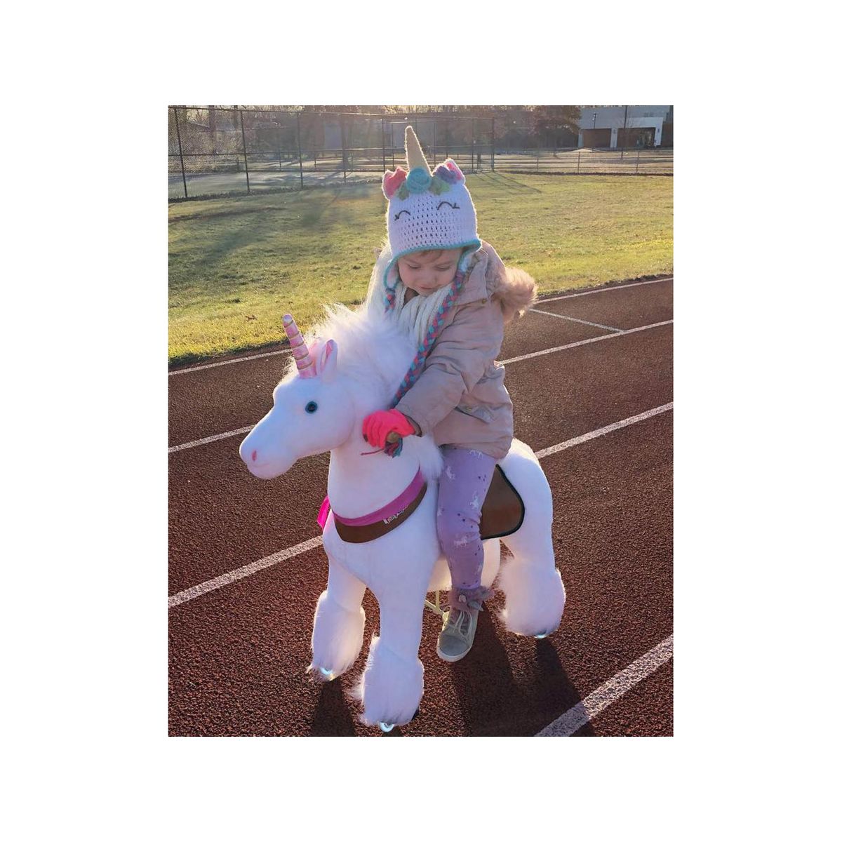 Ponycycle Licorne blanche à monter Age 3-5 ans couleur unique, PONYCYCLE