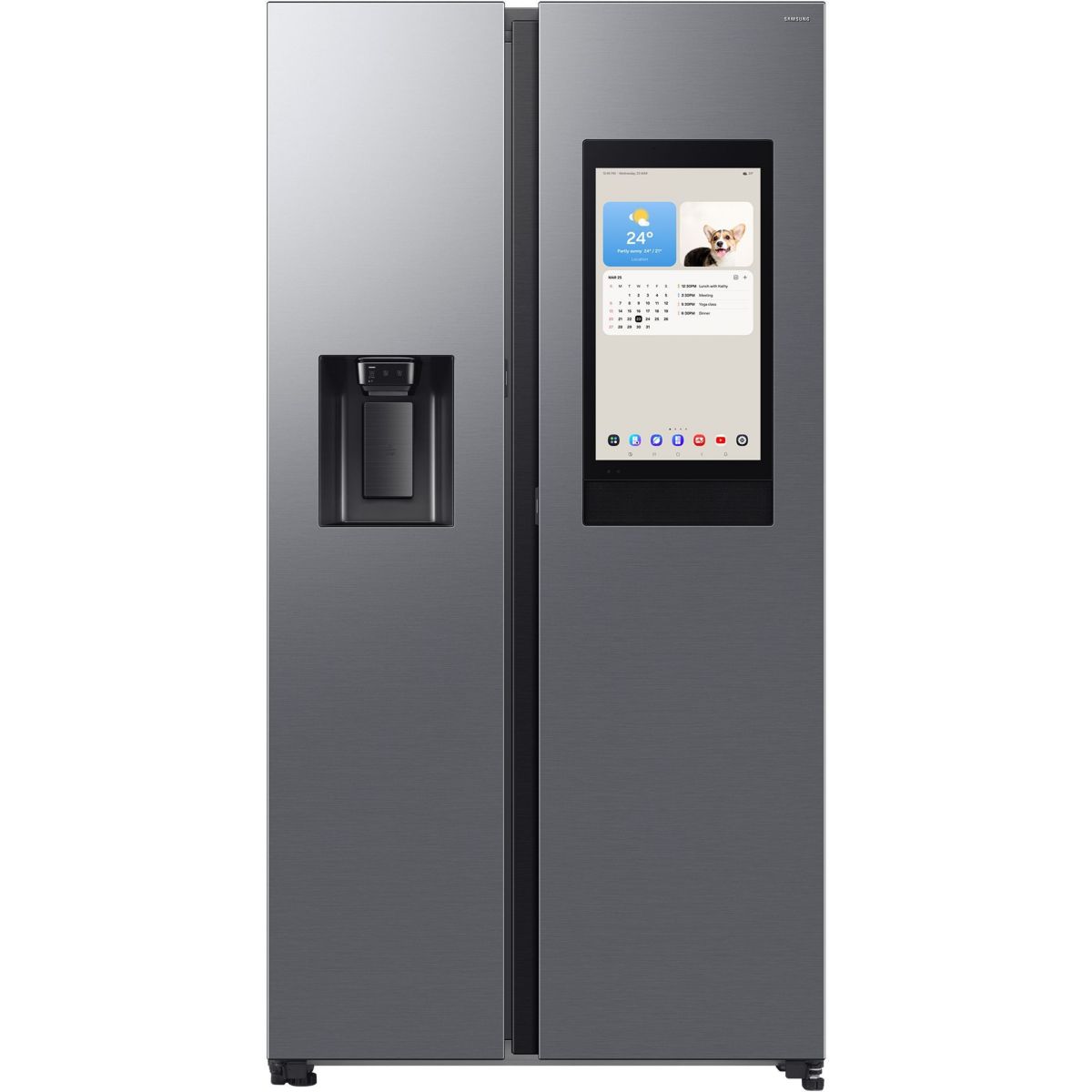 Réfrigérateur Américain RS90F66BET Bespoke AI Family inox, SAMSUNG
