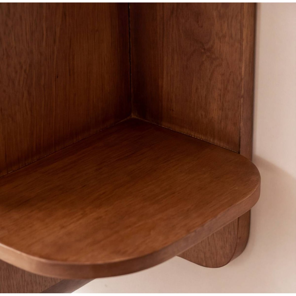 Etagère murale en en bois de manguier  ESYRA bois foncé, MADE IN MEUBLES 