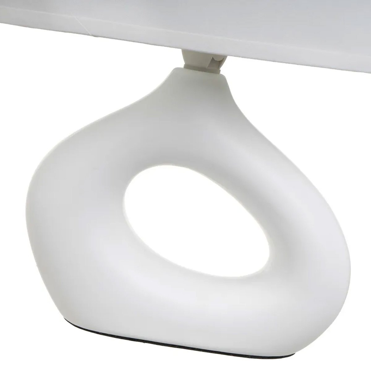 Lampe à poser céramique blanche 23x13x30cm blanc, WADIGA