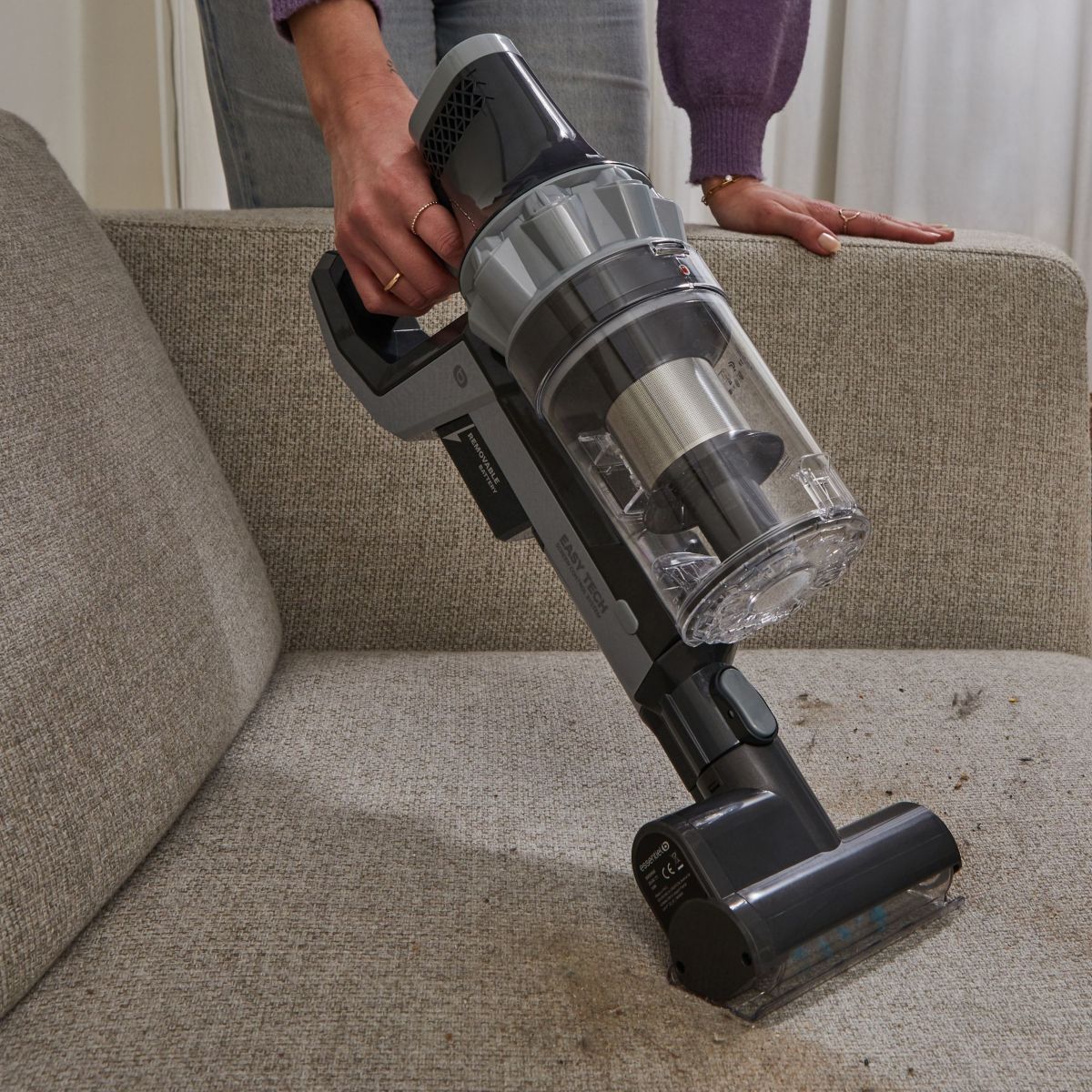 Aspirateur balai EAMU 216 Easy Tech couleur unique, ESSENTIEL B