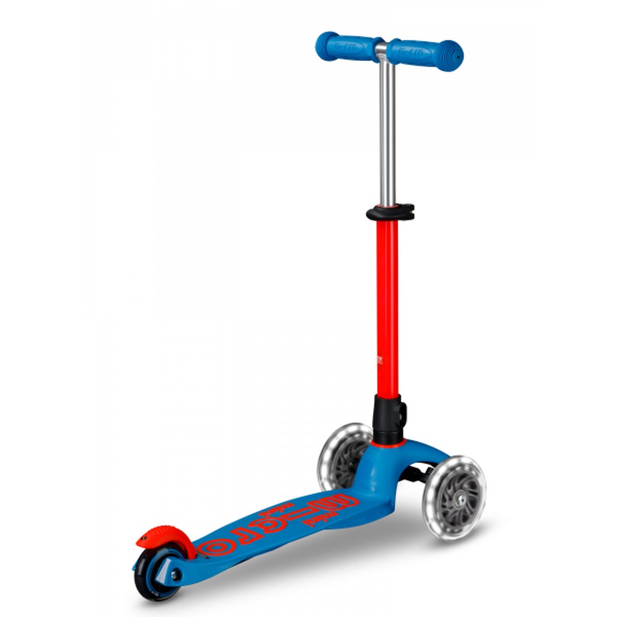 Mini Micro Deluxe Néon LED - Flashing Red rouge, MICRO MOBILITY