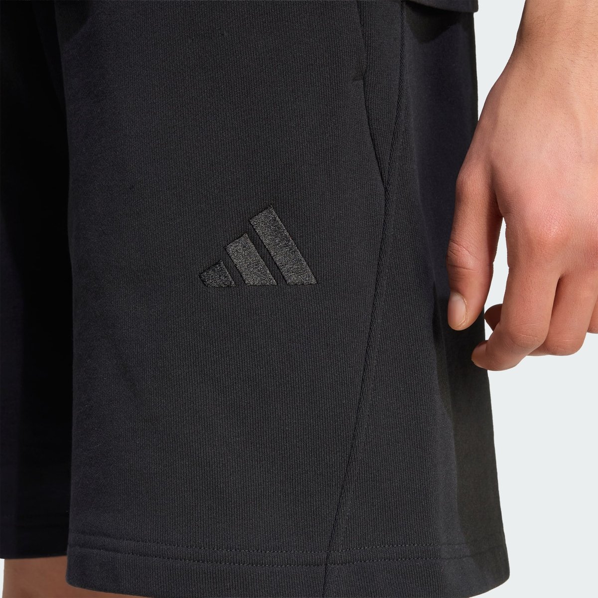Short Petit Logo Adidas Kit Short Petit Logo Adidas Kit black, ADIDAS SPORTSWEAR