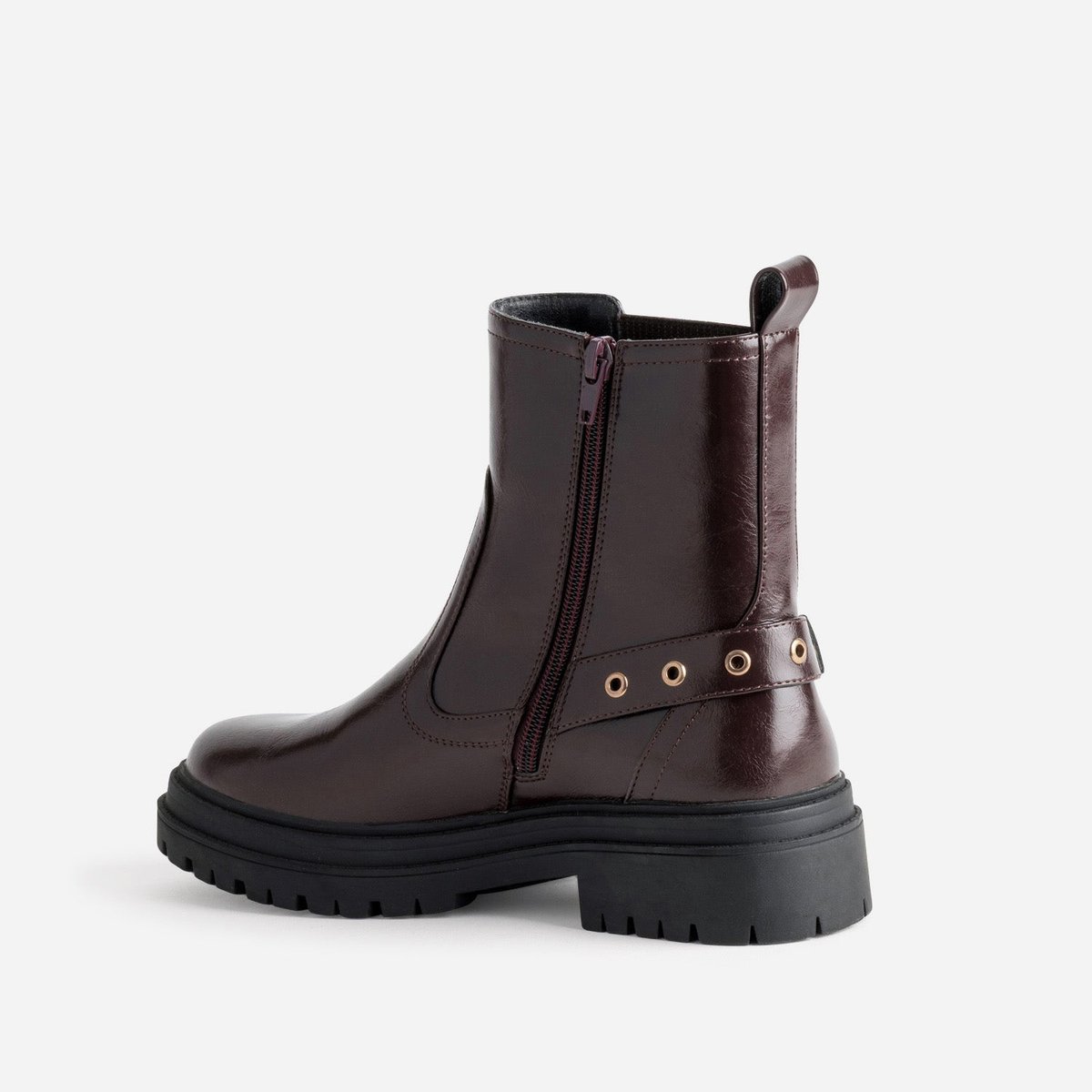 Boots LENITA bordeaux, TEXTO