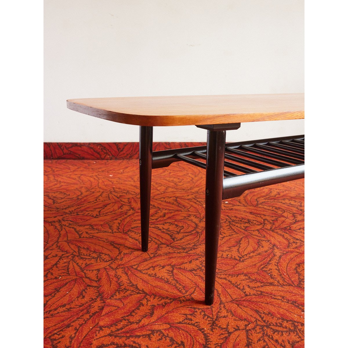 Table basse scandinave en bois Donna N°1044 - Bon état bois clair, DEBONGOUT
