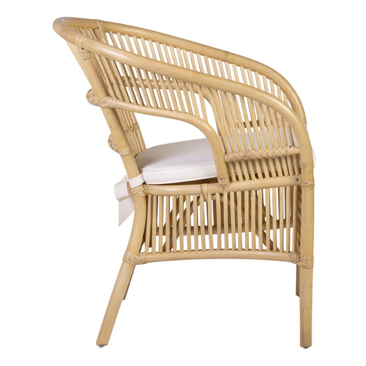 Fauteuil rotin naturel, DECORATION D’AUTREFOIS