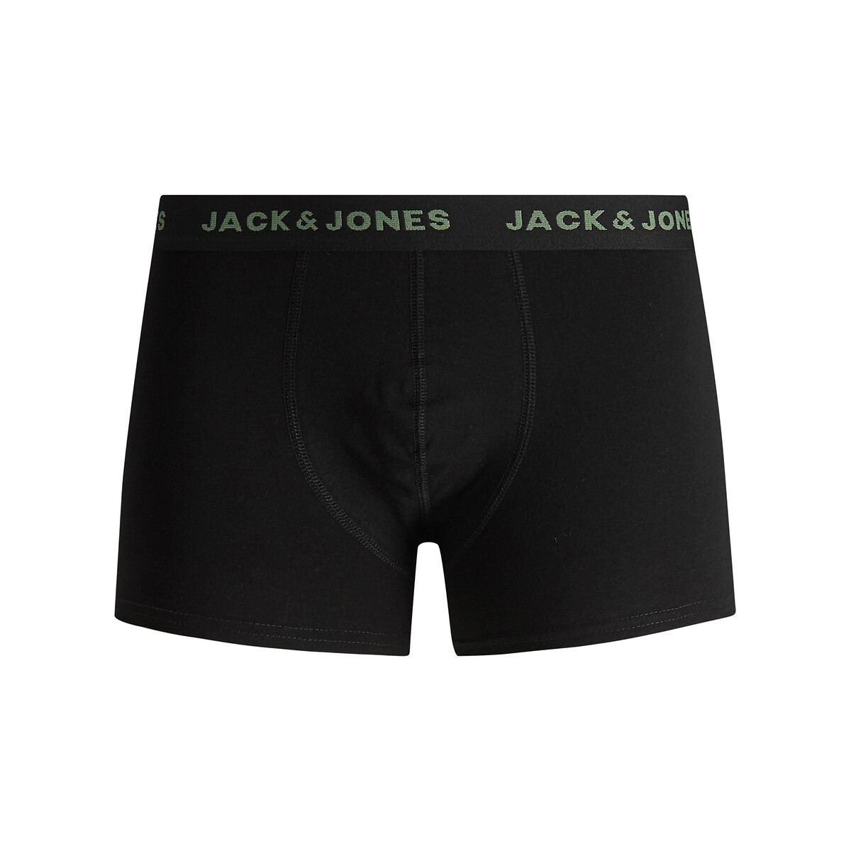 Lot de 7 boxers unis noir, JACK & JONES