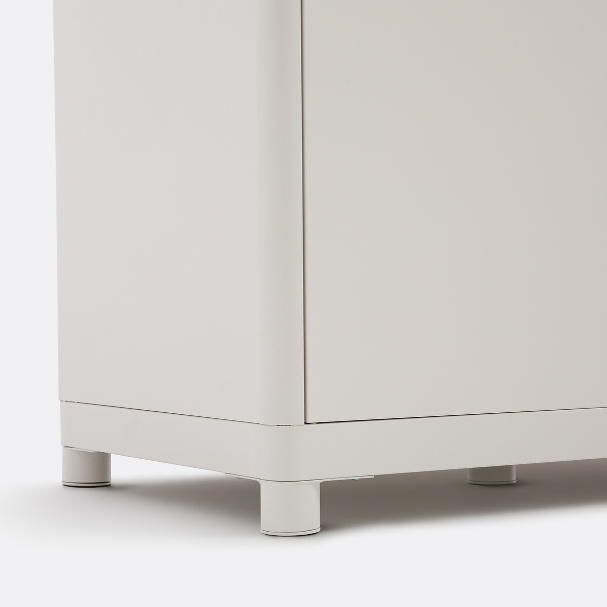 Armoire 2 portes, métal acier, Livona galet, LA REDOUTE INTERIEURS
