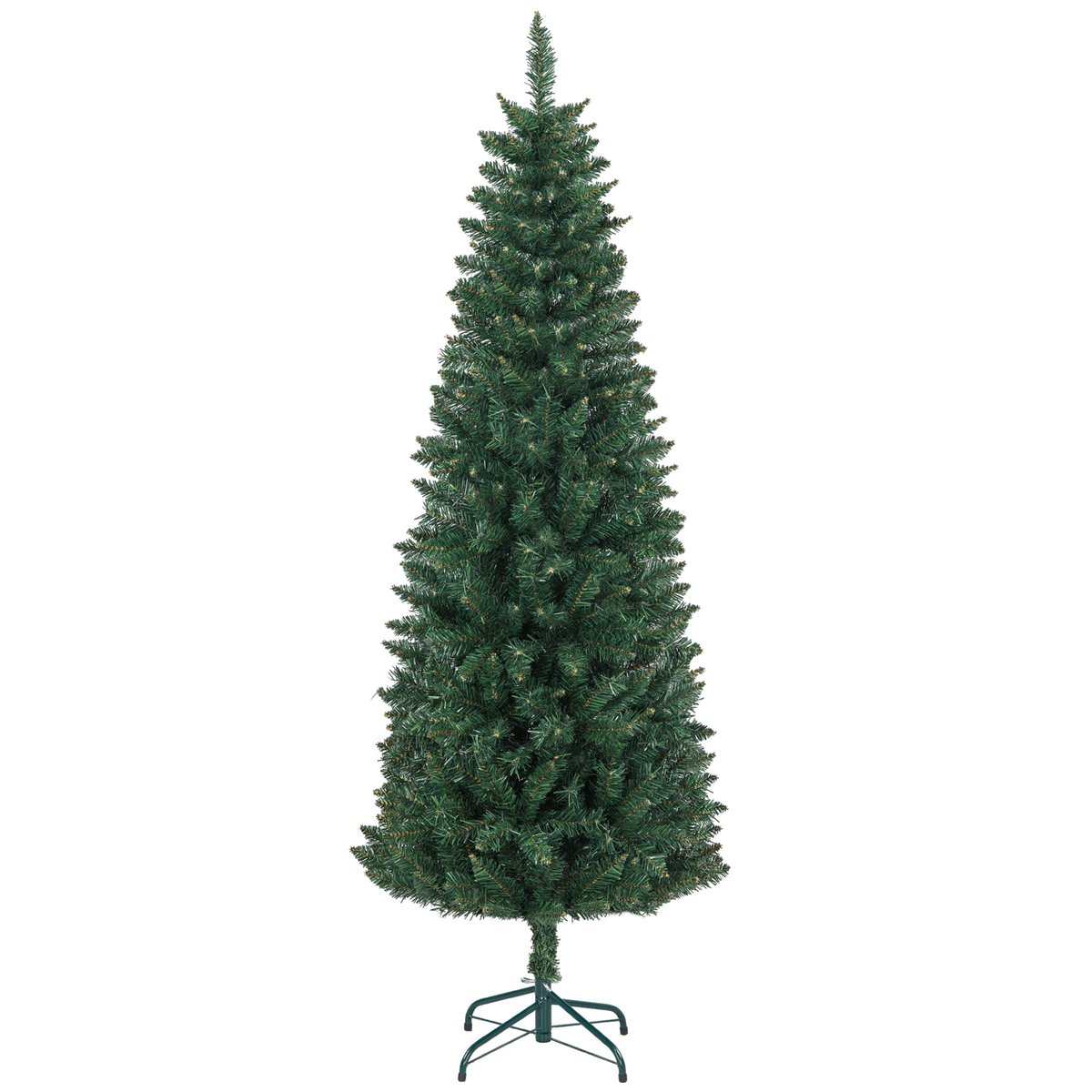 Sapin de Noël Plastique Vert vert, HOMCOM