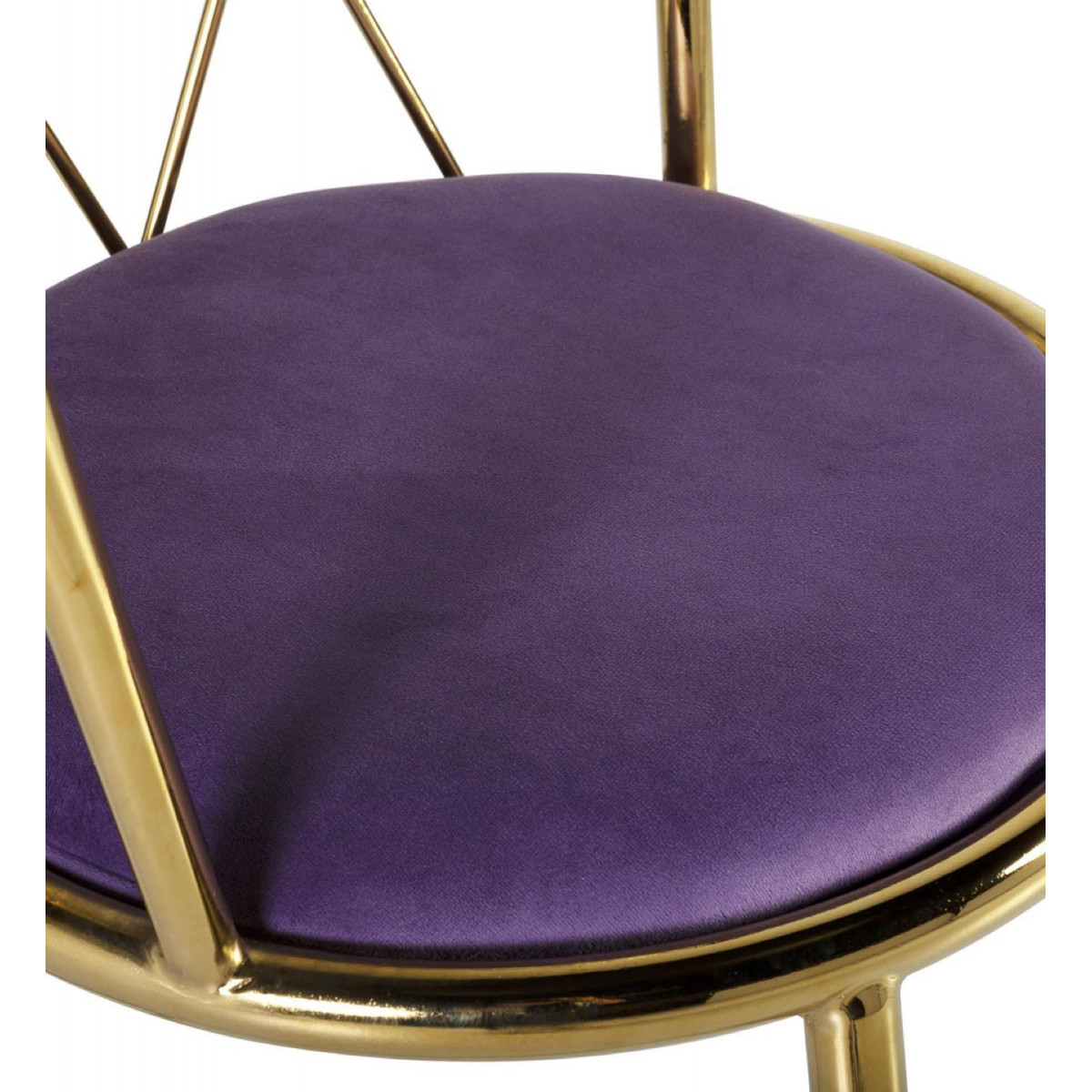 Chaise violet, DECORATION D’AUTREFOIS