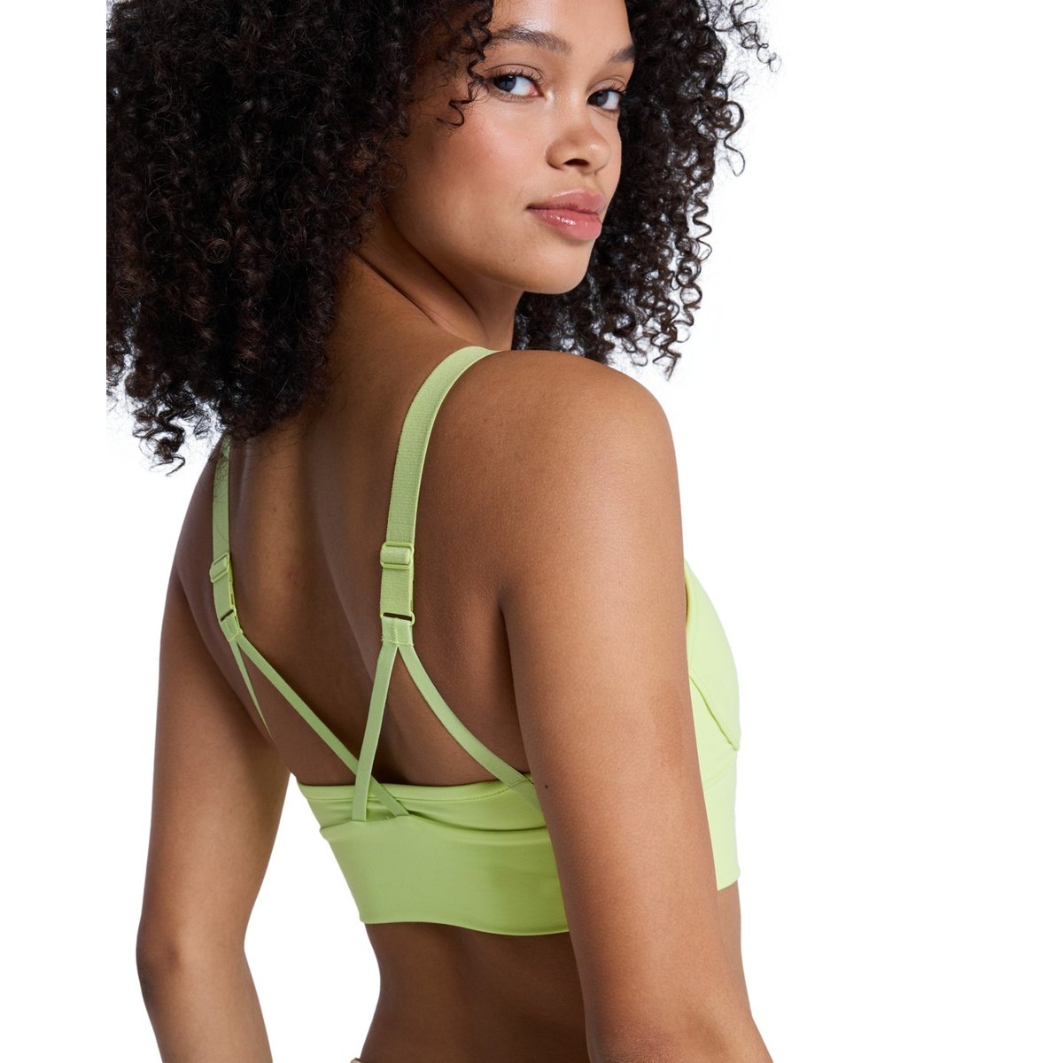 Brassière de sport HEART INTO IT ATTITUDE. vert daiquiri green, ROXY