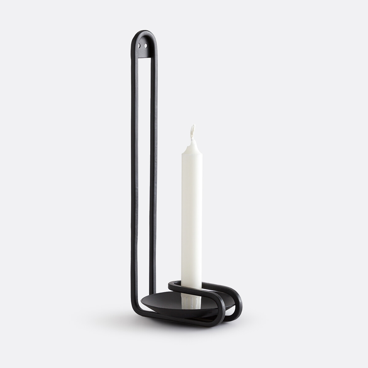 Candrale Iron Wall Candleholder Height 30cm black, LA REDOUTE INTERIEURS