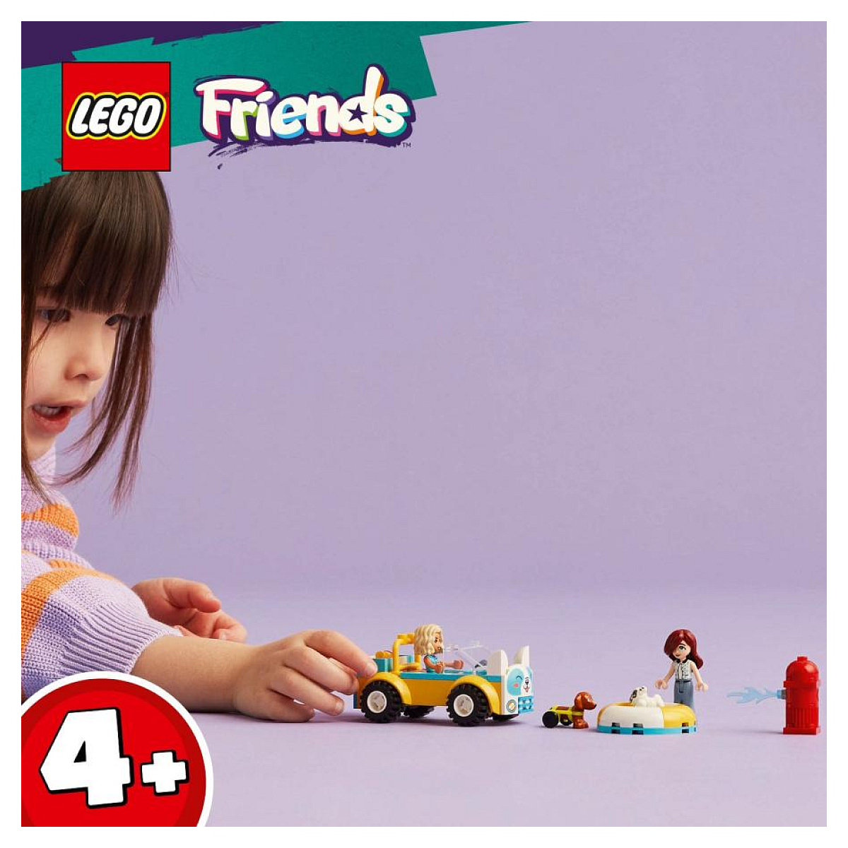LEGO Friends - La voiture de toilettage canin - 42635 multicolore, LEGO