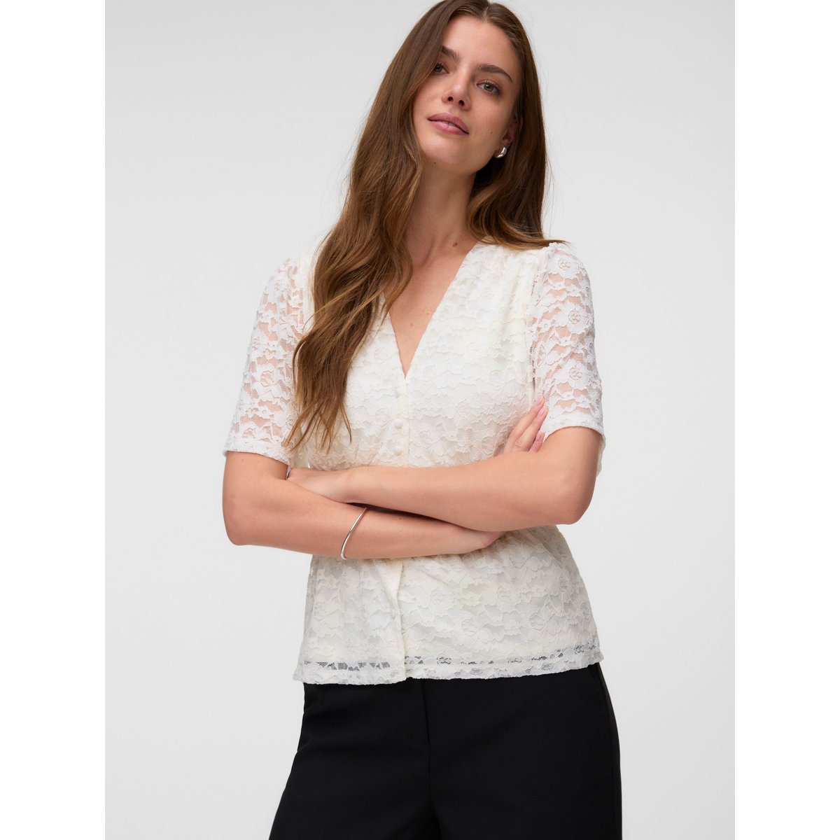 Top star white, VERO MODA