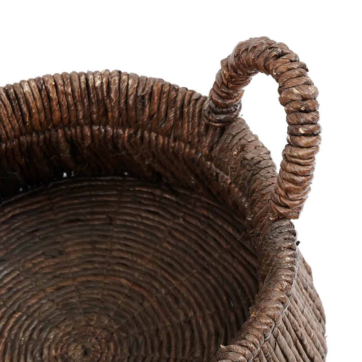 Panier en feuille de bananier CHIZARA beige, BAZAR BIZAR