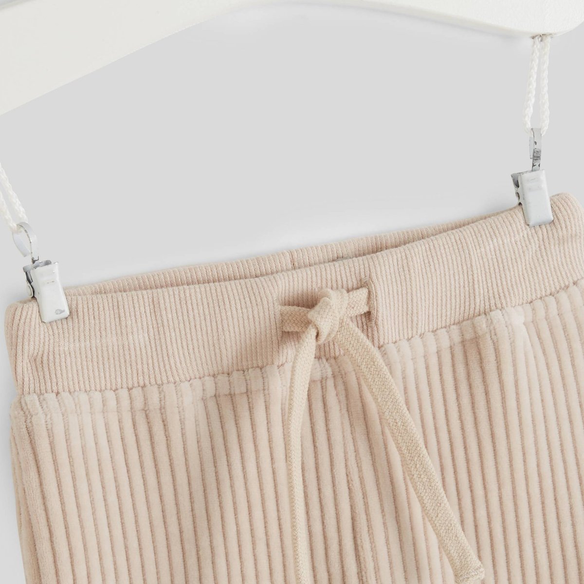 Pantalon long en velours calisson, BOUT'CHOU