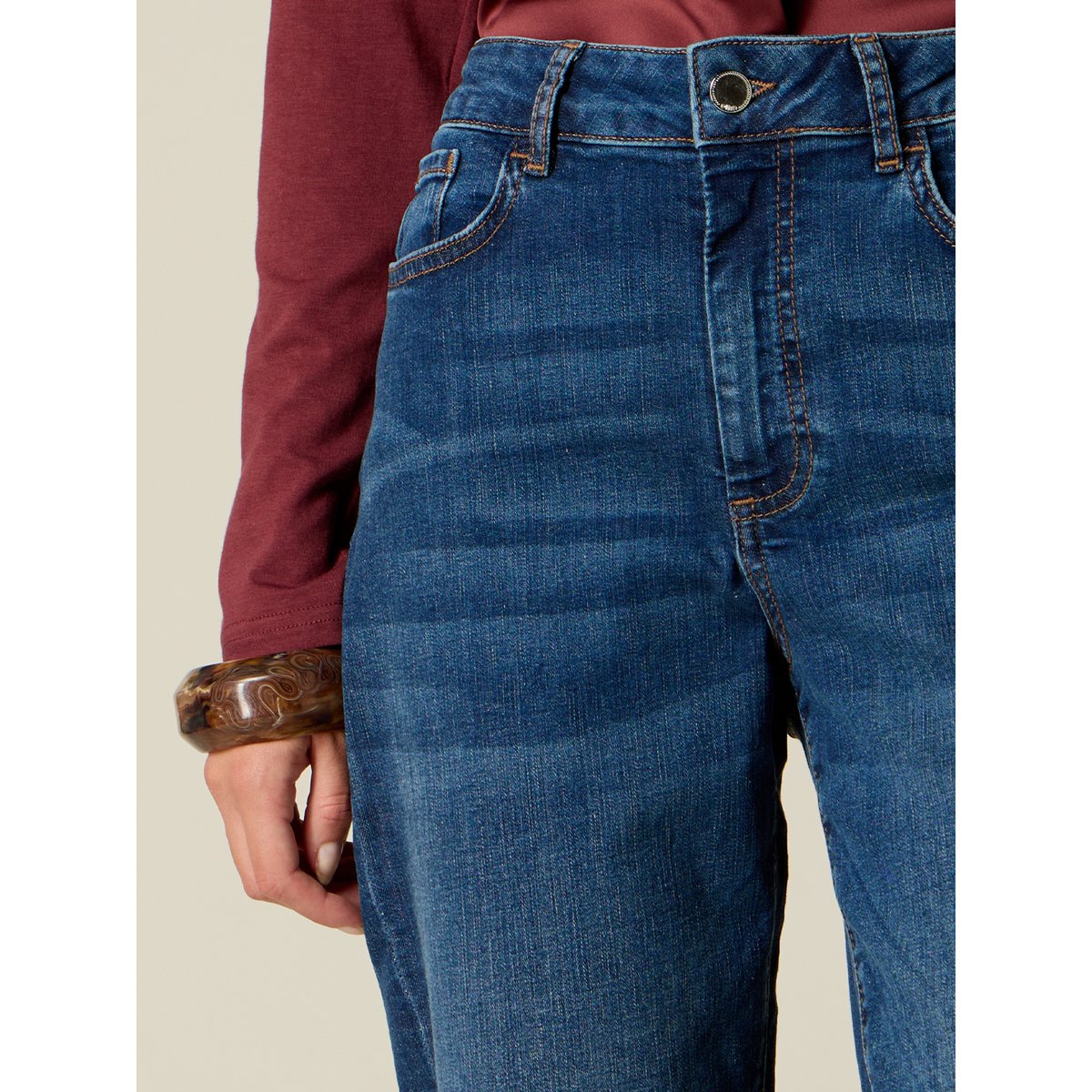 Jean coupe slim pour garçon bleu, OLTRE