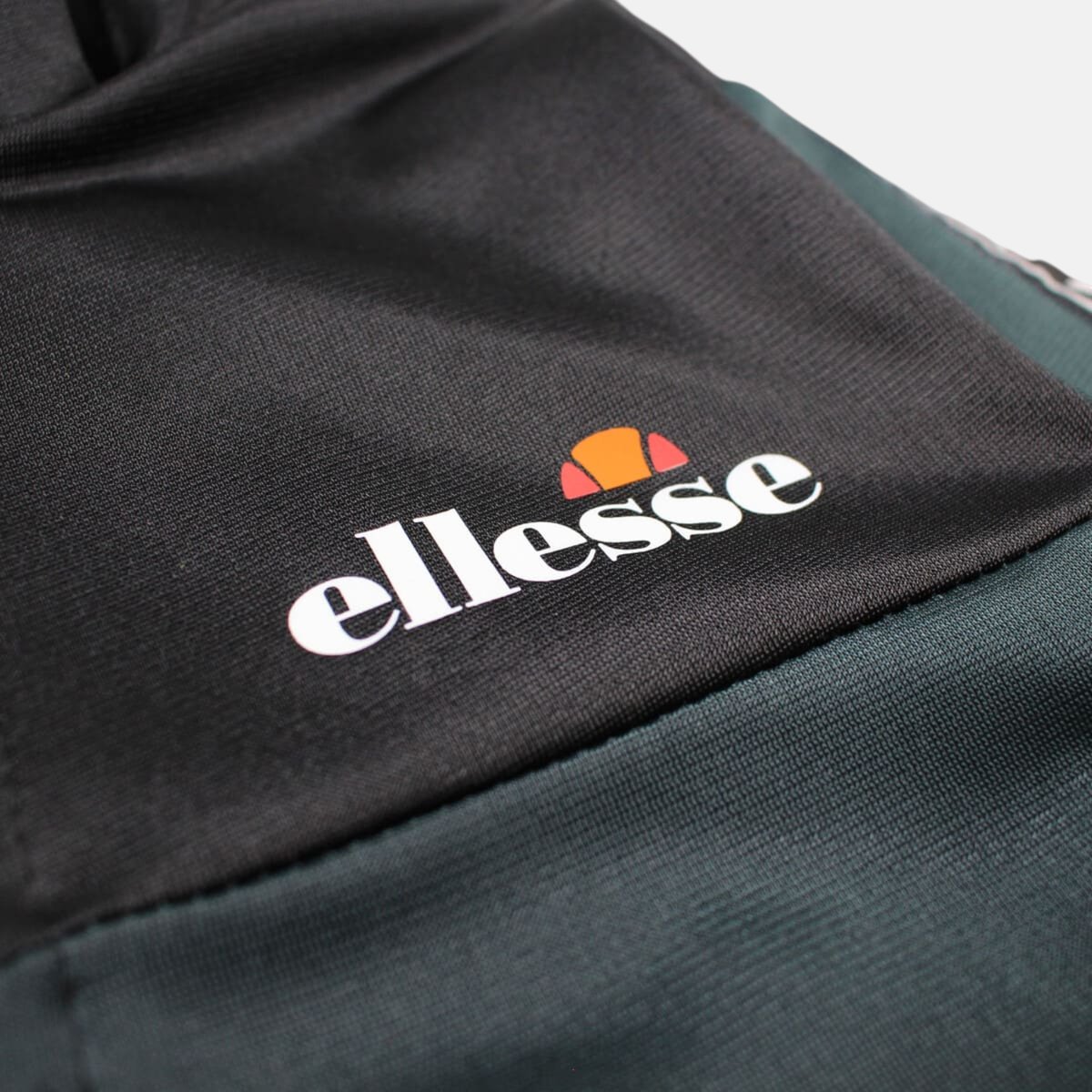 Ensemble veste zippée col montant et pantalon de jogging TRACK vert foncé, ELLESSE