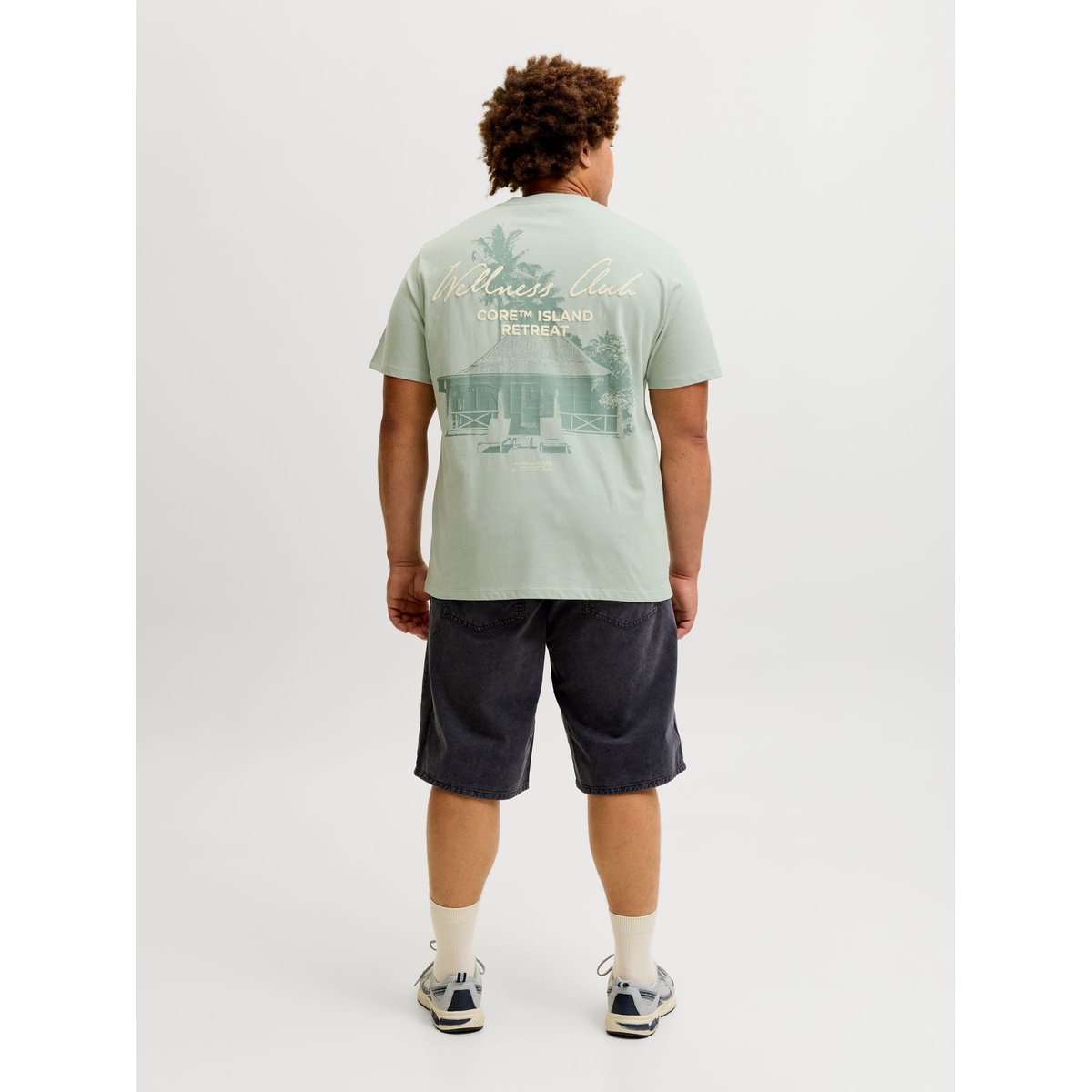 T-Shirt blanche - omphalodes, JACK & JONES