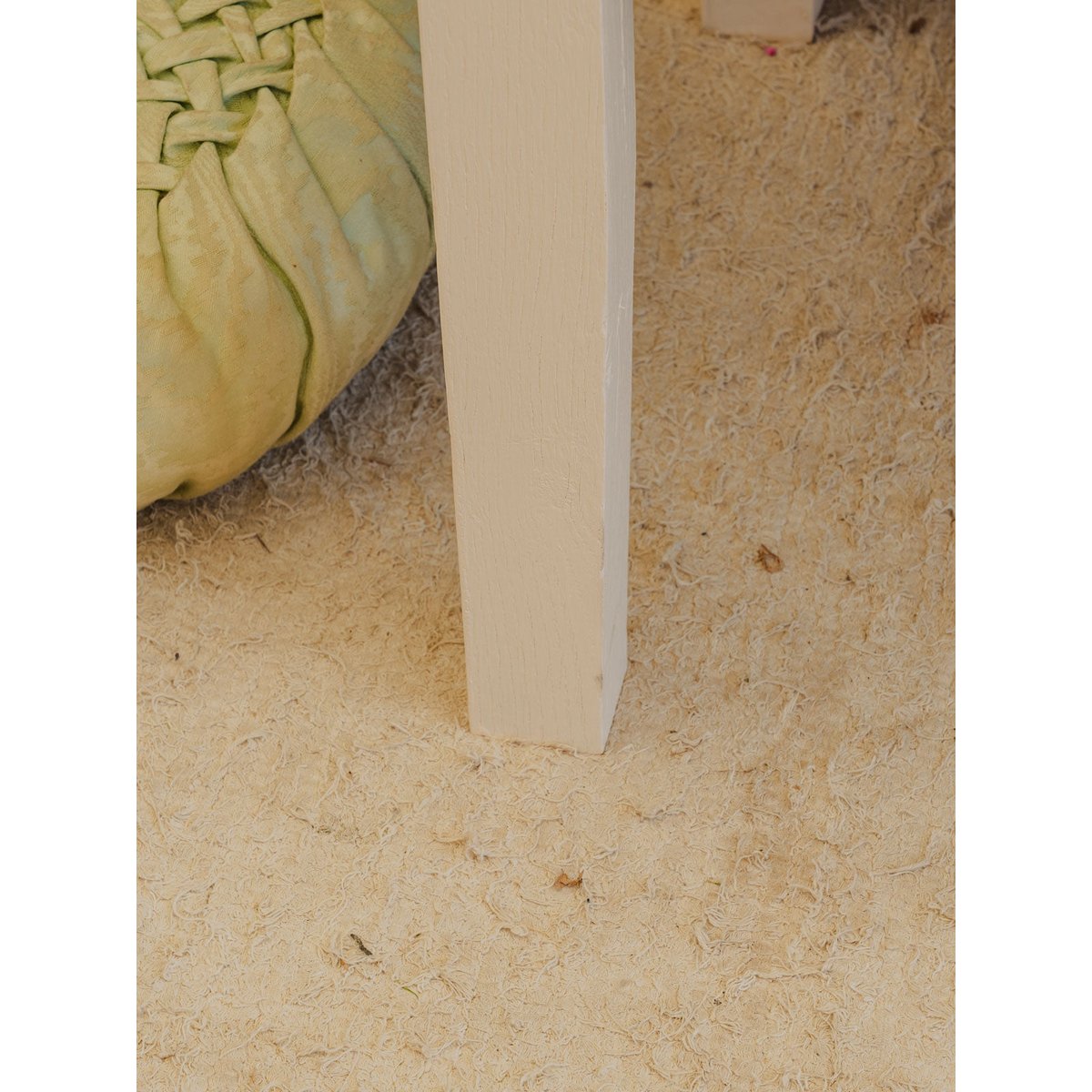 Table basse en bois beige Léonie N°1581 - Bon état bois clair, DEBONGOUT