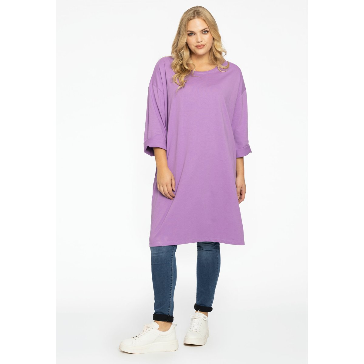 Tunique avec manches longues violet clair, YOEK