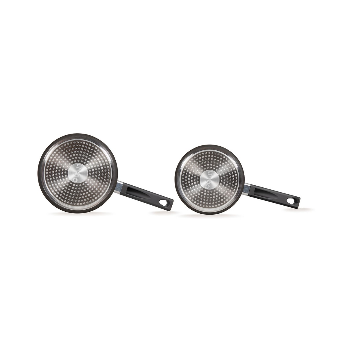 Set de 2 casseroles PREMIER CHEF noir, LIVOO
