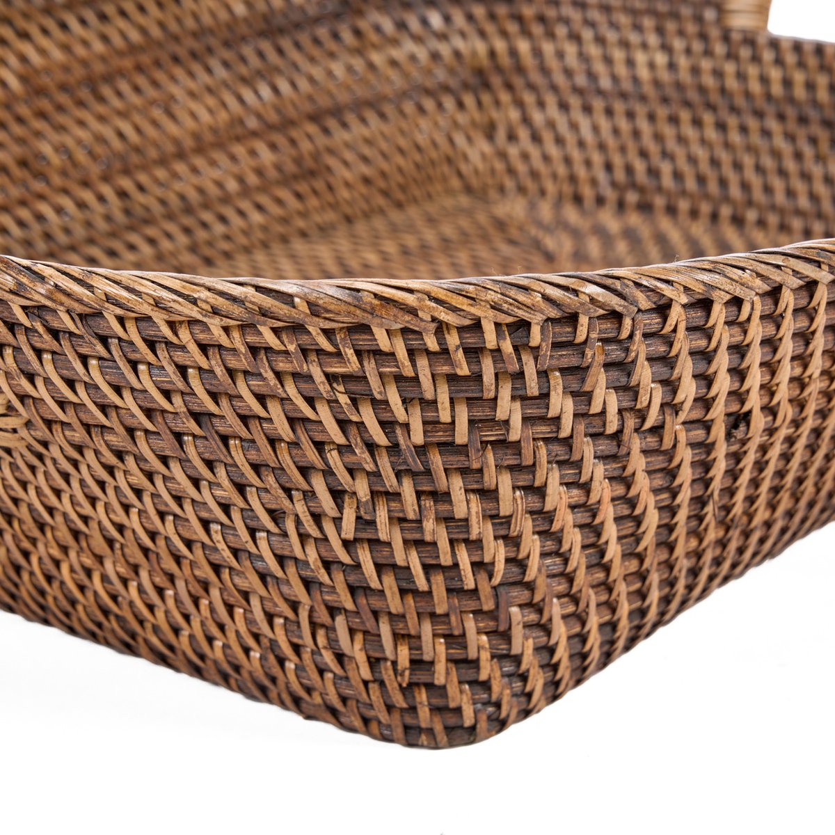 Panier à linge en rotin HANNAH brun naturel, BAZAR BIZAR