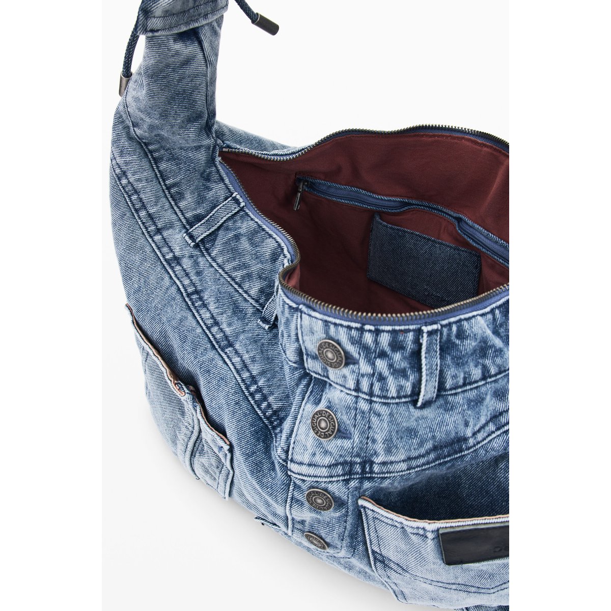 Sac denim moyen bleu denim, DESIGUAL