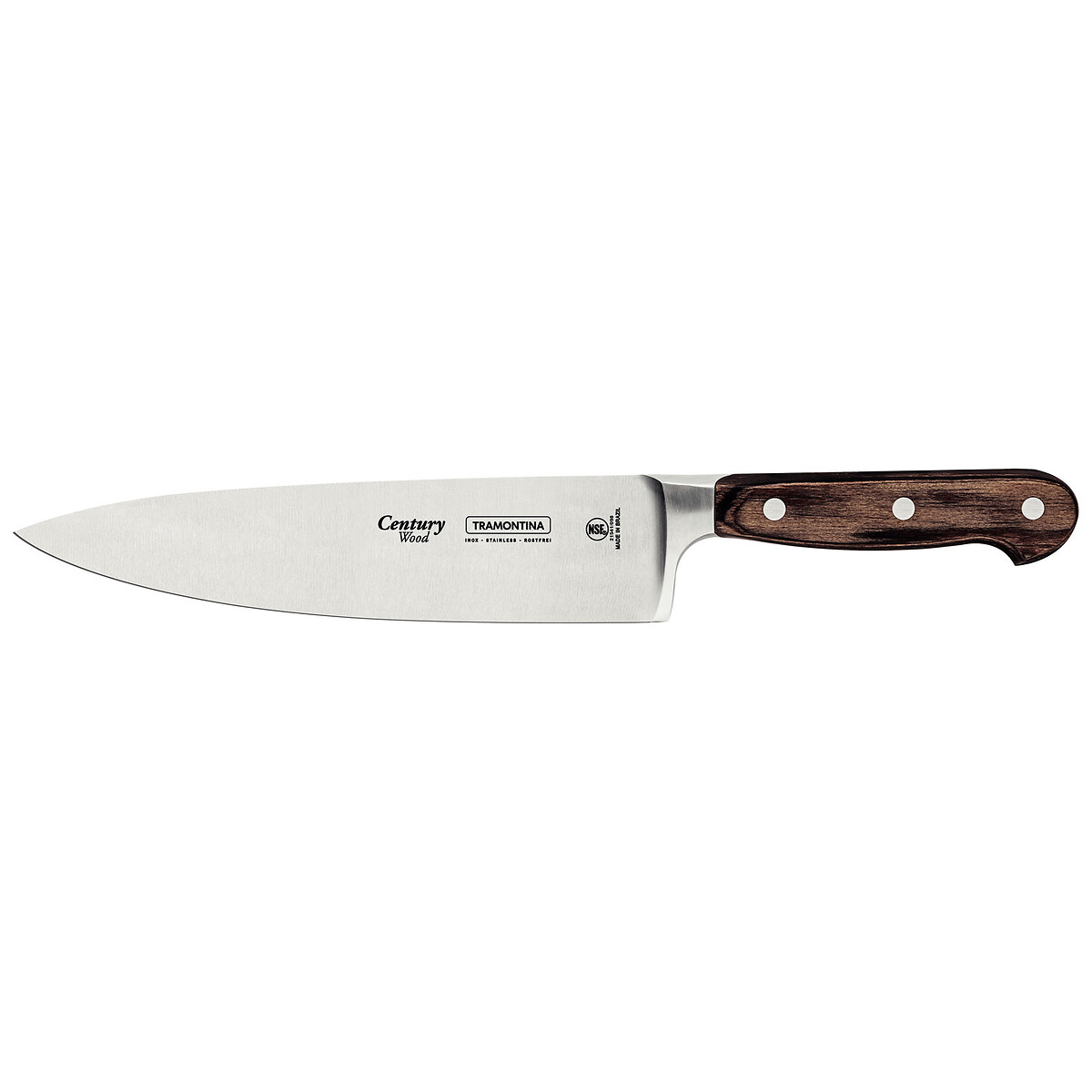 Faca Chef Century Wood 8", Tramontina madeira, TRAMONTINA