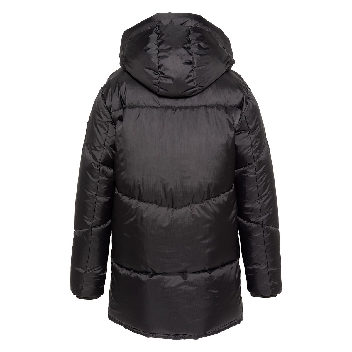 Parka longue à capuche noir, SCHOTT